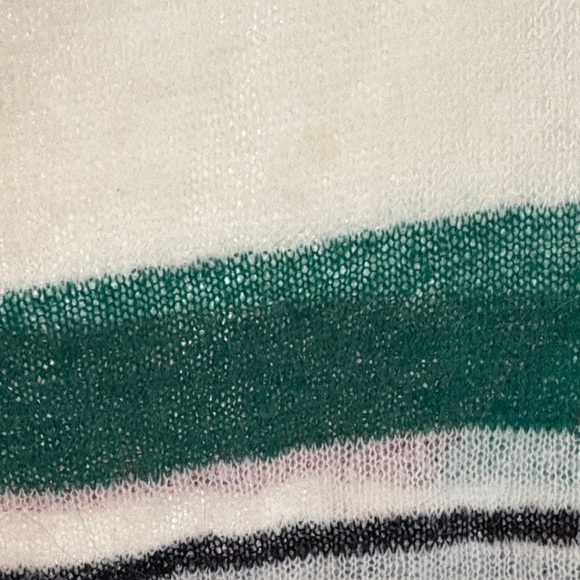 Main Strip Mohair/Wool Top - Picture 4 of 6